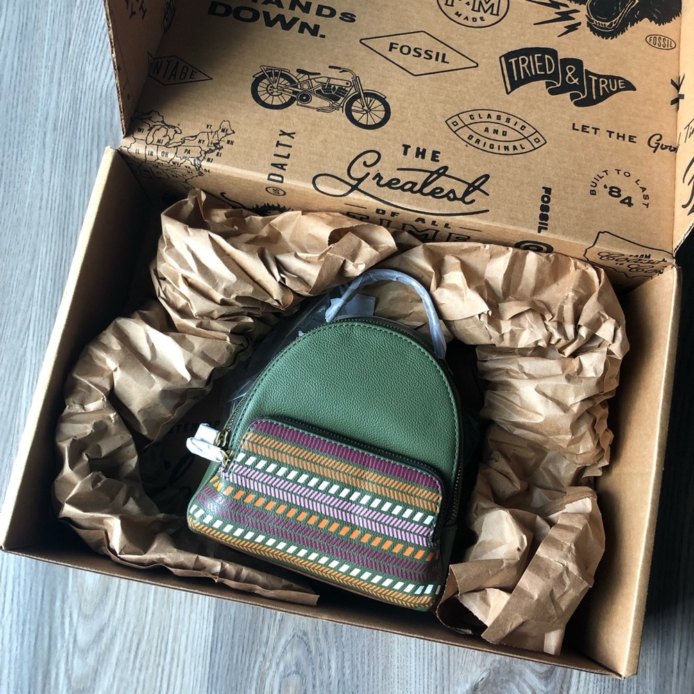 NWT IN BOX Fossil Felicity Mini Backpack